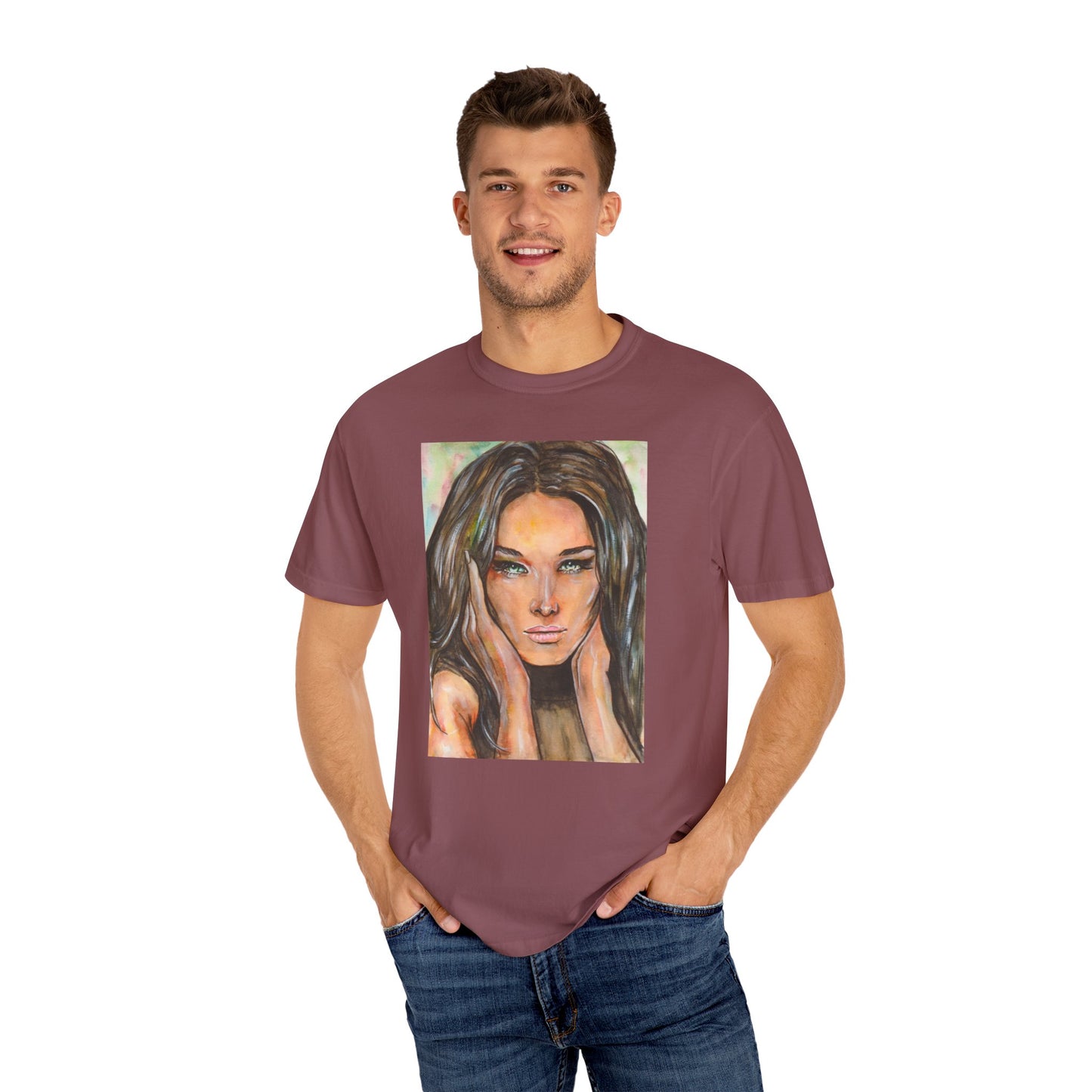 Carla, Unisex Garment-Dyed T-shirt