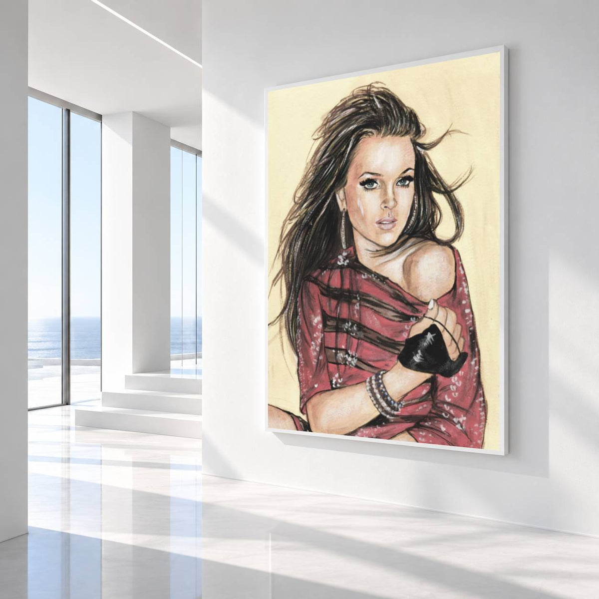 Lindsay Lohan | Framed Fine Art Print