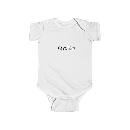 Archie, Boy, Name, Infant Fine Jersey Bodysuit