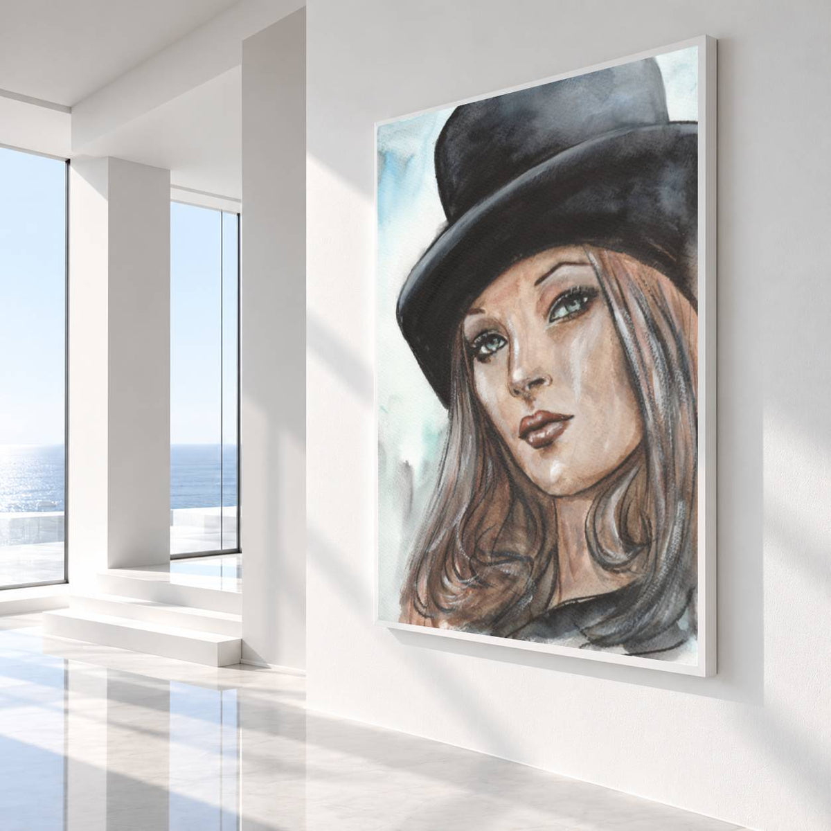 Kate Moss | Framed Fine Art Print