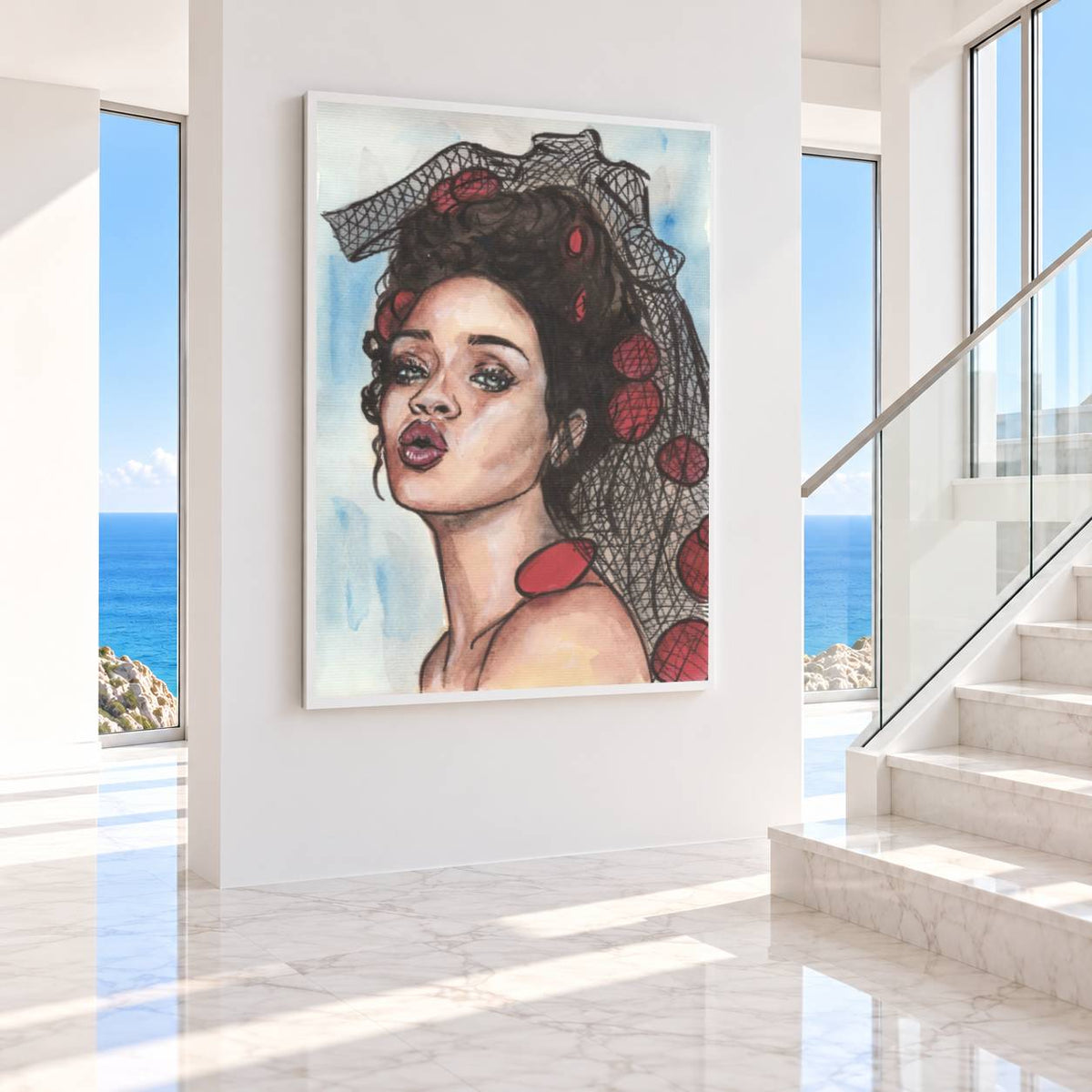 Rihanna | Framed Fine Art Print