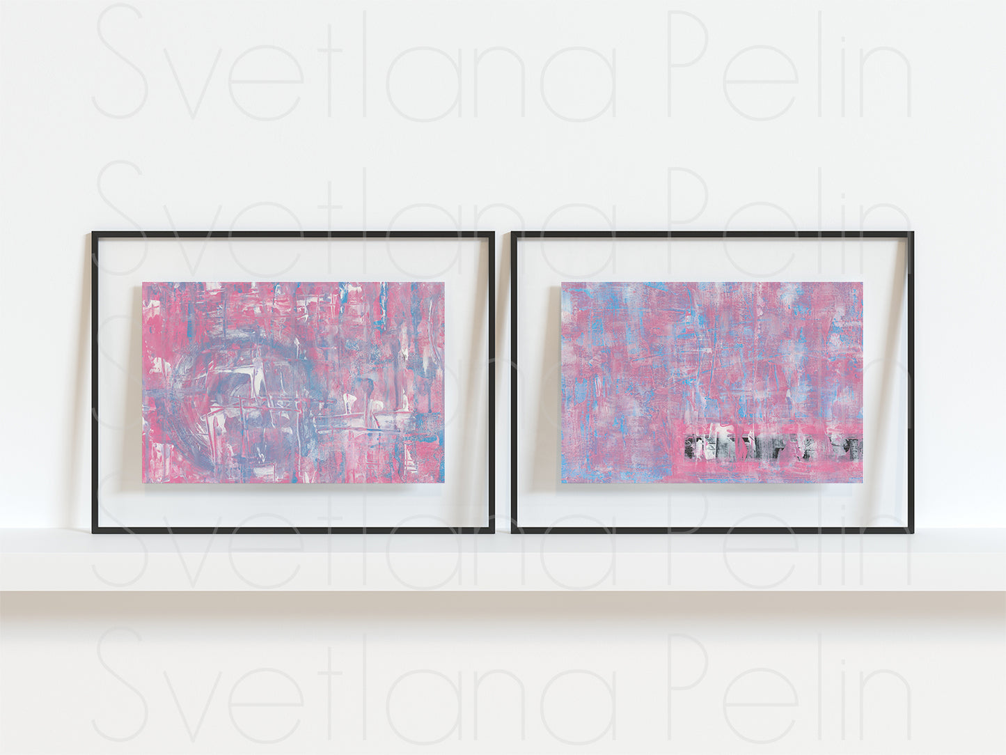 2 pieces, Emotion Series: Composure & Empathy, Abstract Art, Wall Home Decor, INSTANT DOWNLOAD