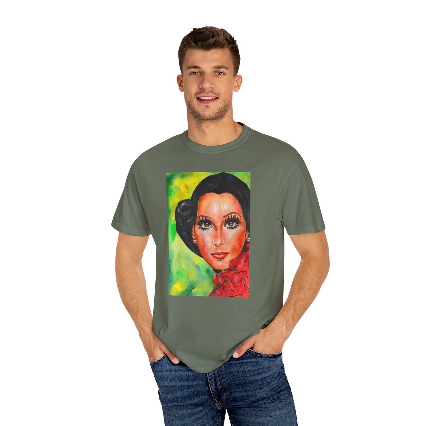 Cher, Unisex Garment-Dyed T-shirt