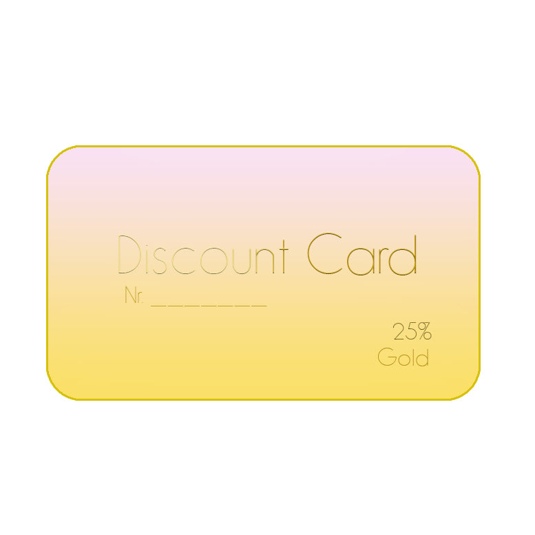 GOLD card 25%