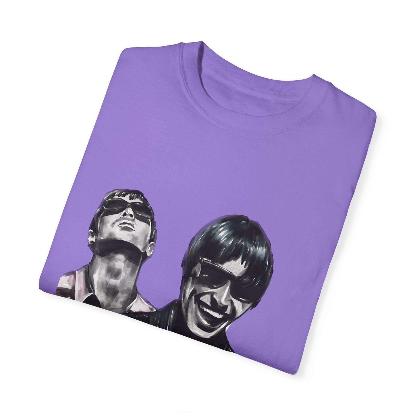 Liam & Noel Gallagher, Oasis, Unisex Garment-Dyed T-shirt