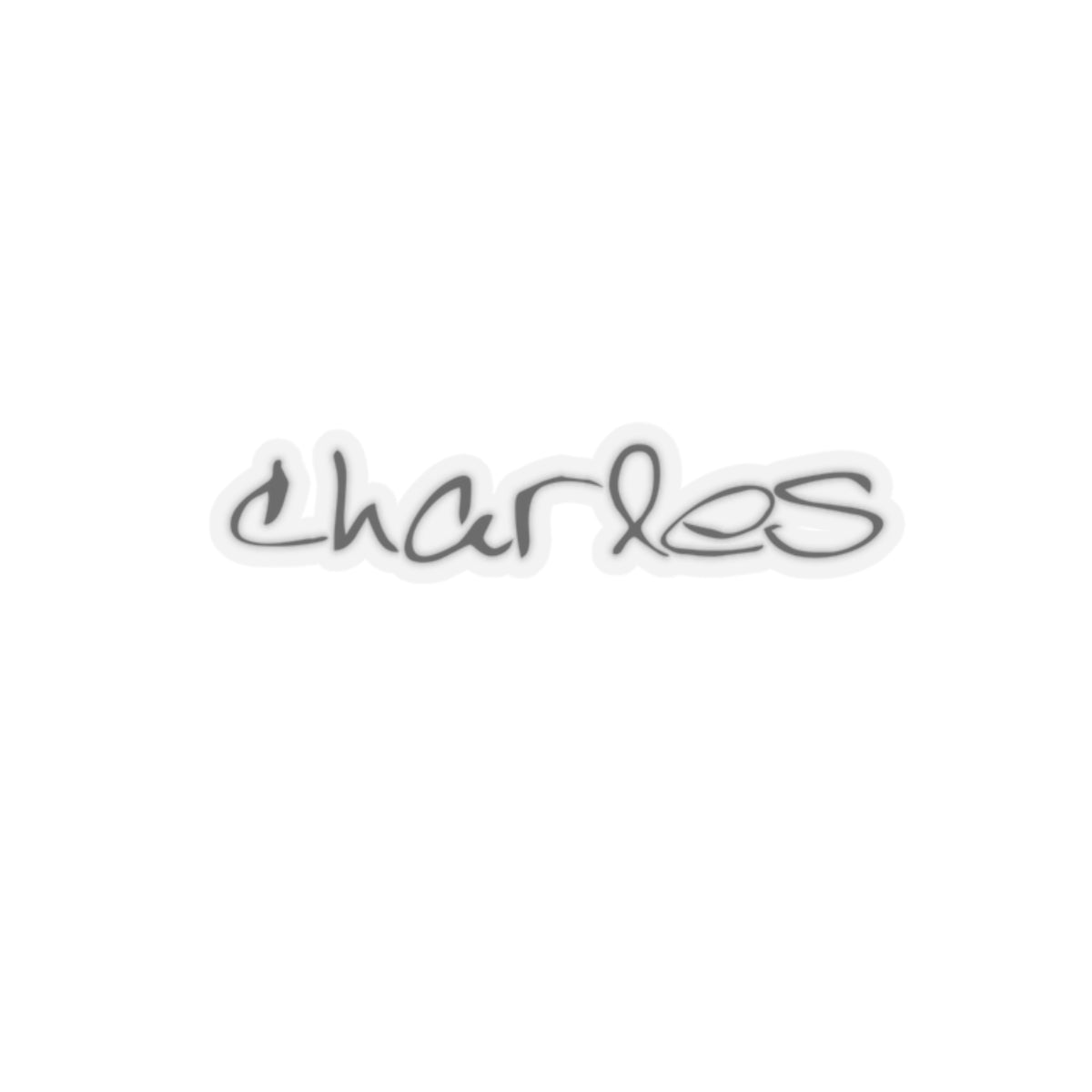 Charles, Man, Boy, Name, Kiss-Cut Stickers