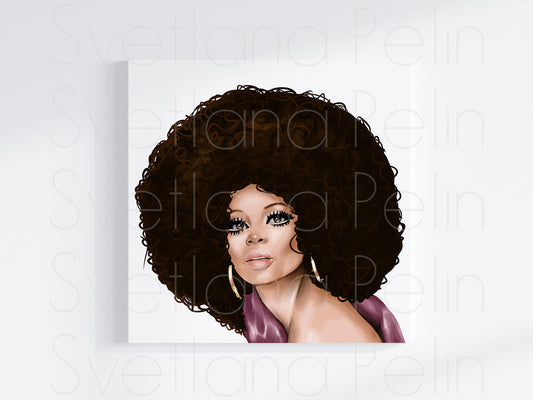 Diana Ross, Printable Art, INSTANT DOWNLOAD
