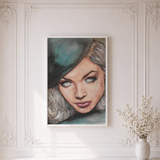 Lauren Bacall | Framed Fine Art Print