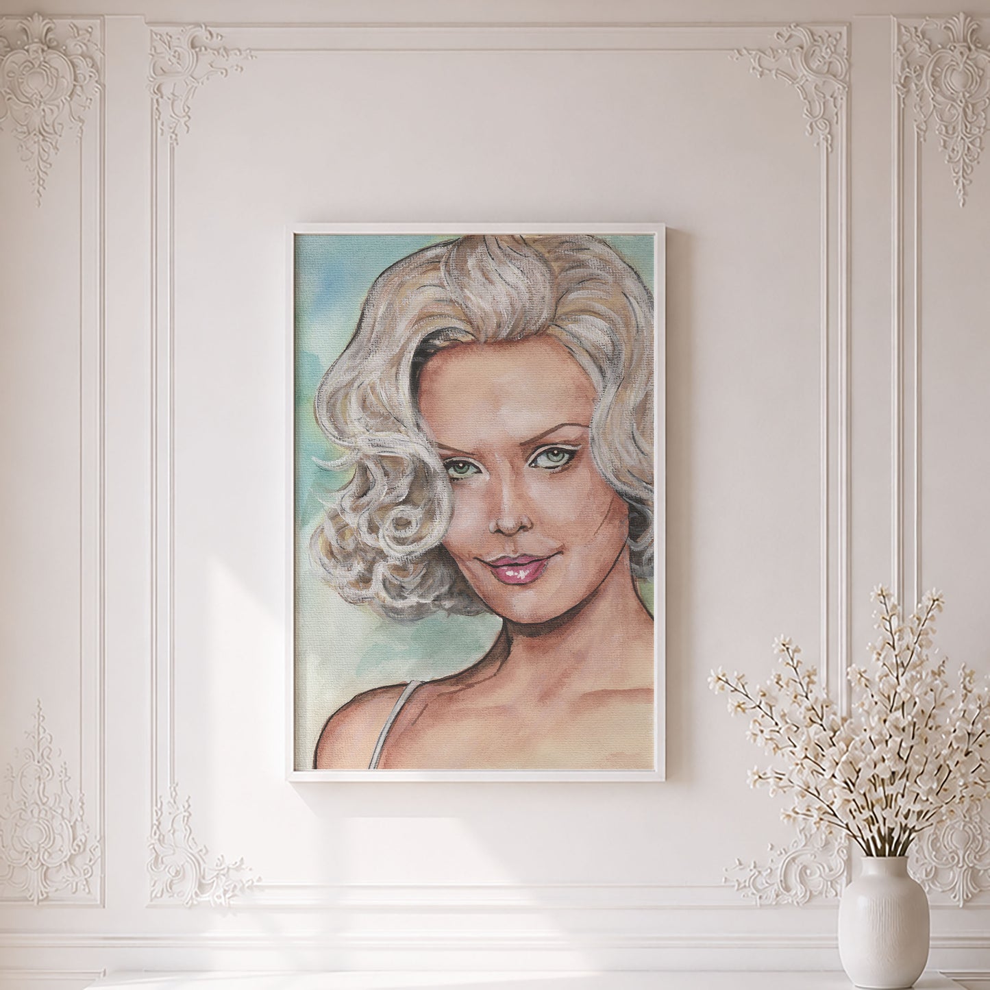 Charlize Theron | Framed Fine Art Print