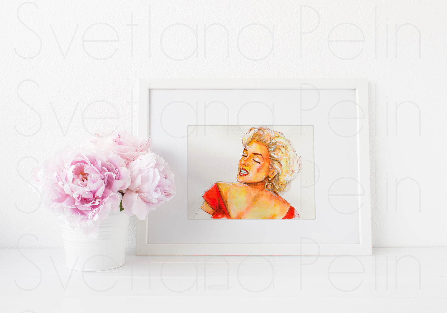 Marilyn Monroe, Niagara, ART PRINT Signed by Artist