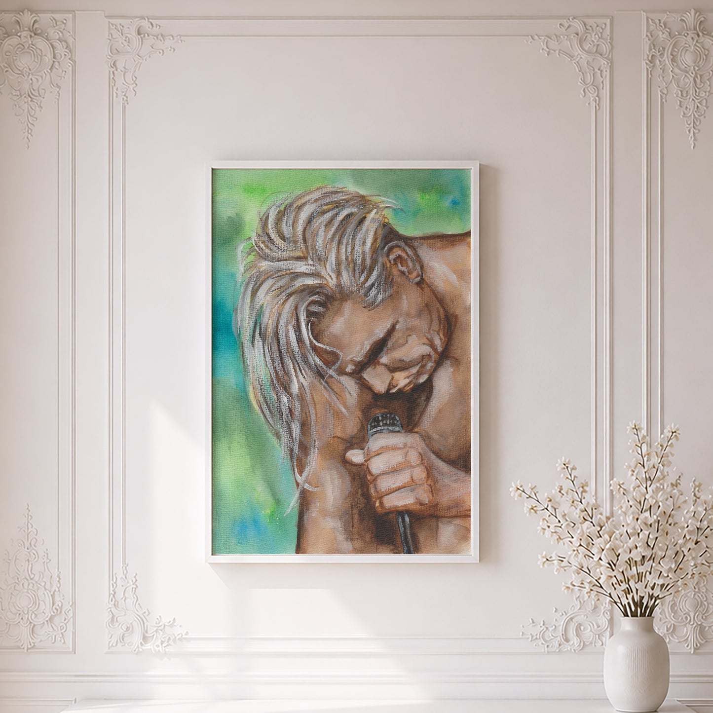 Till Lindemann | Framed Fine Art Print