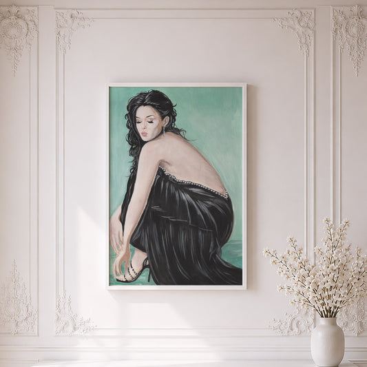 Monica Bellucci. Museum Framed Print