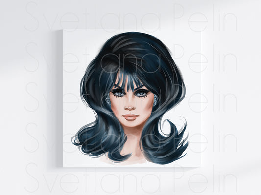 Jean Shrimpton, Printable Art, INSTANT DOWNLOAD