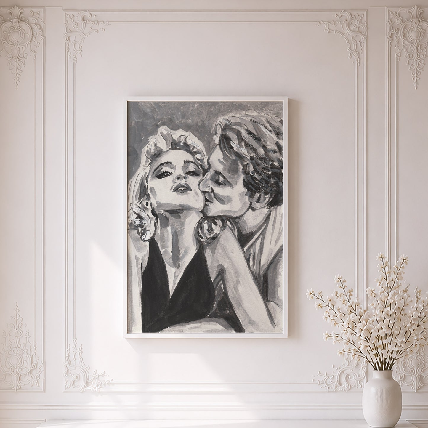 Sean Penn and Madonna | Framed Fine Art Print