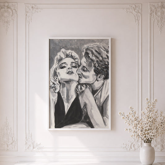 Sean Penn and Madonna | Framed Fine Art Print