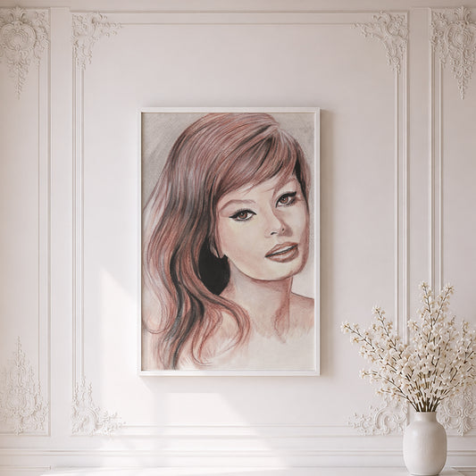 Sophia Loren. Museum Framed Print