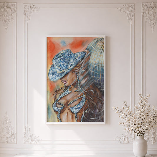 Beyonce Knowles | Framed Fine Art Print
