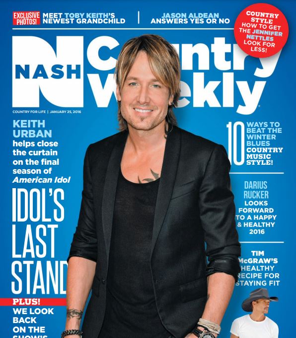 Keith Urban, 2 ENG magazines, Cover, DIGITAL LISTING, Instant Download