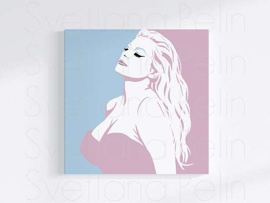 Anita Ekberg, La Dolce Vita, INSTANT DOWNLOAD