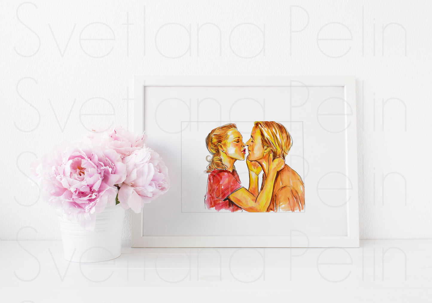 Rachel McAdams, Ryan Gosling, The Notebook, ART PRINT Signed by Artist