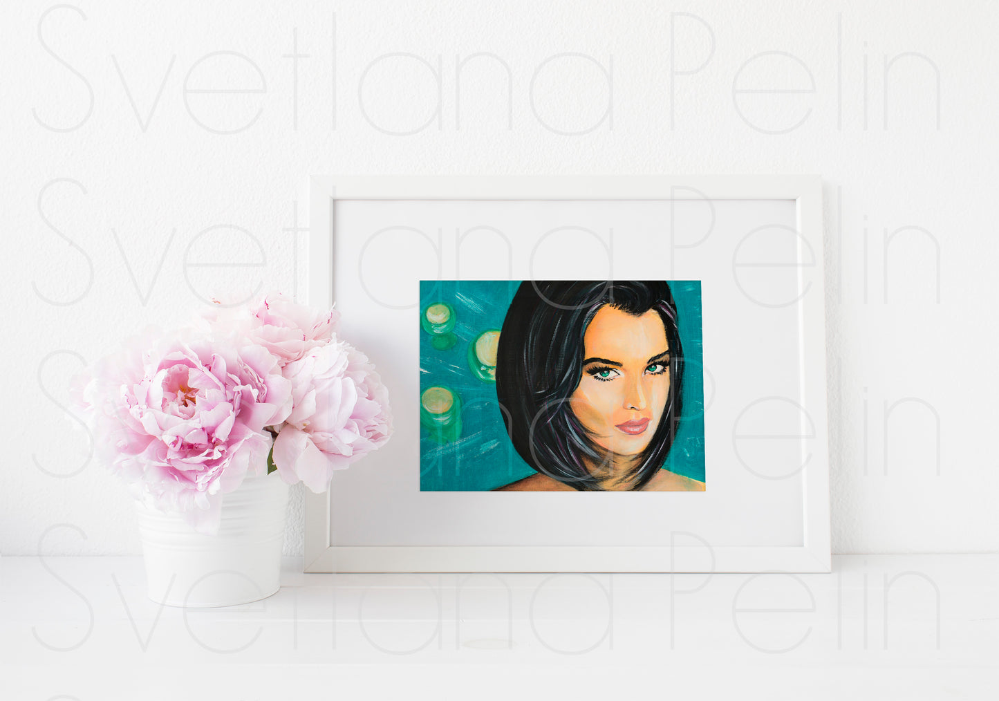 Brooke Shields, ART PRINT Signed by Artist