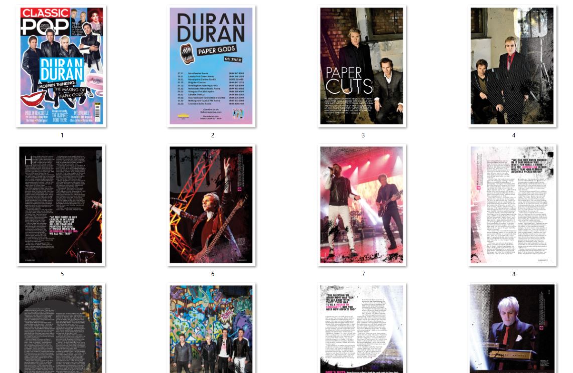 Duran, ENG magazine, Cover, DIGITAL LISTING, Instant Download