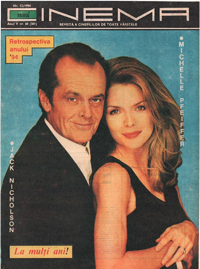 Jack Nicholson, Michelle Pfeiffer, Romanian magazine, Cover, DIGITAL LISTING, Instant Downloady