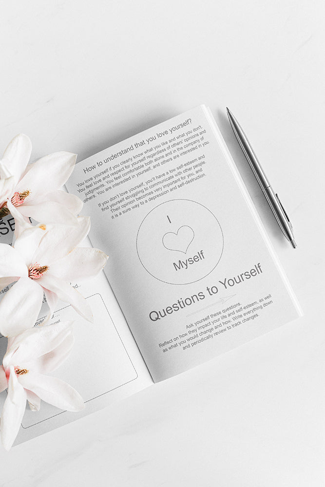 YOU About self-love. ENG english language. Printable Planner. Mindfulness Workbook Journal. Instant DOWNLOAD