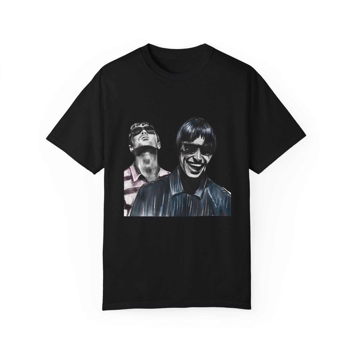 Liam & Noel Gallagher, Oasis, Unisex Garment-Dyed T-shirt