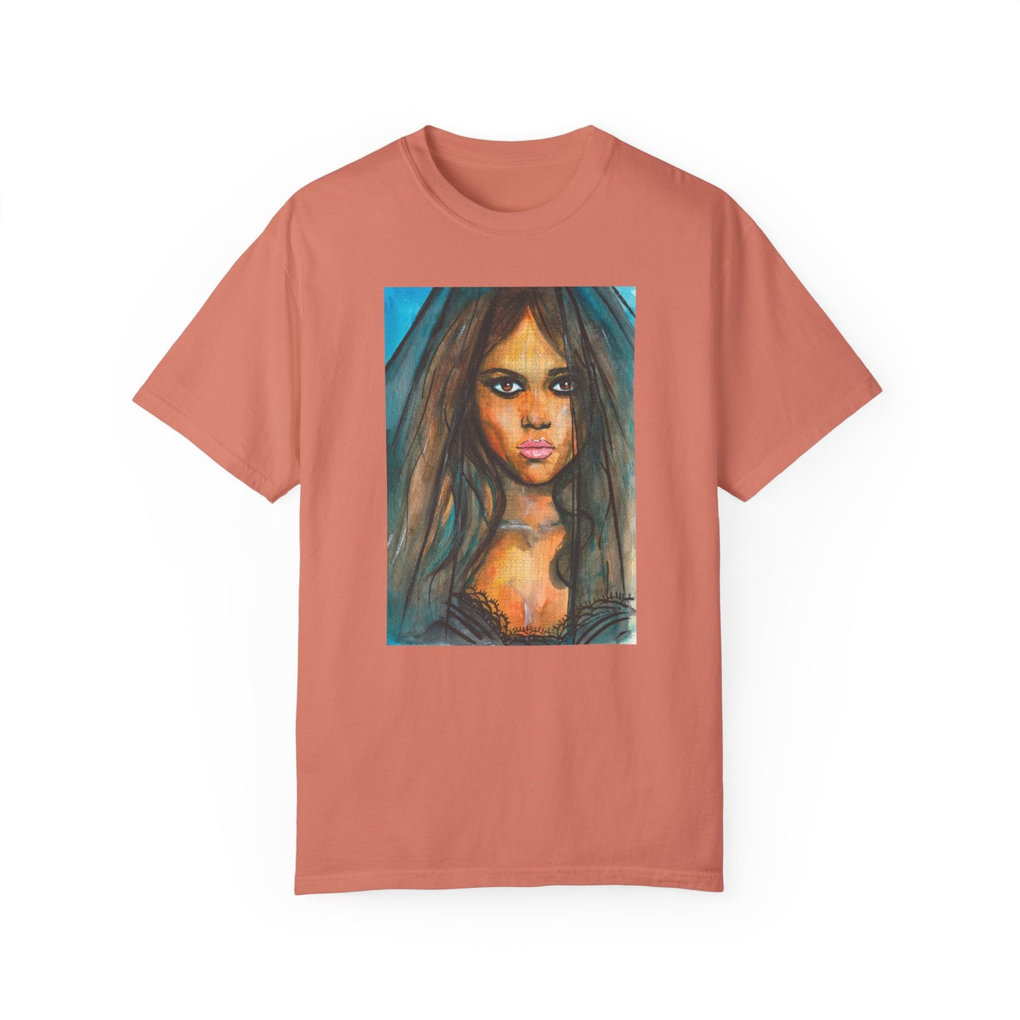 Jenna Ortega, Unisex Garment-Dyed T-shirt