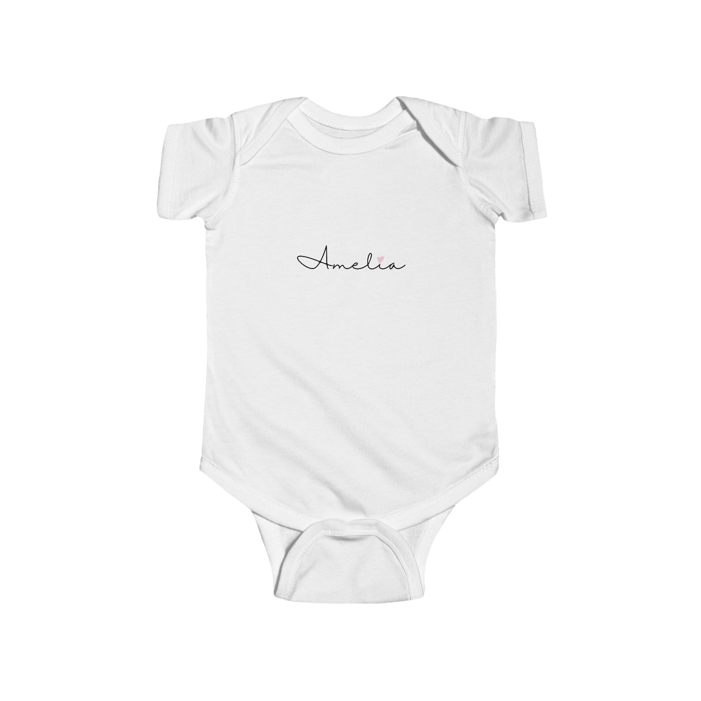 Amelia, Girl, Woman, Name, Infant Fine Jersey Bodysuit