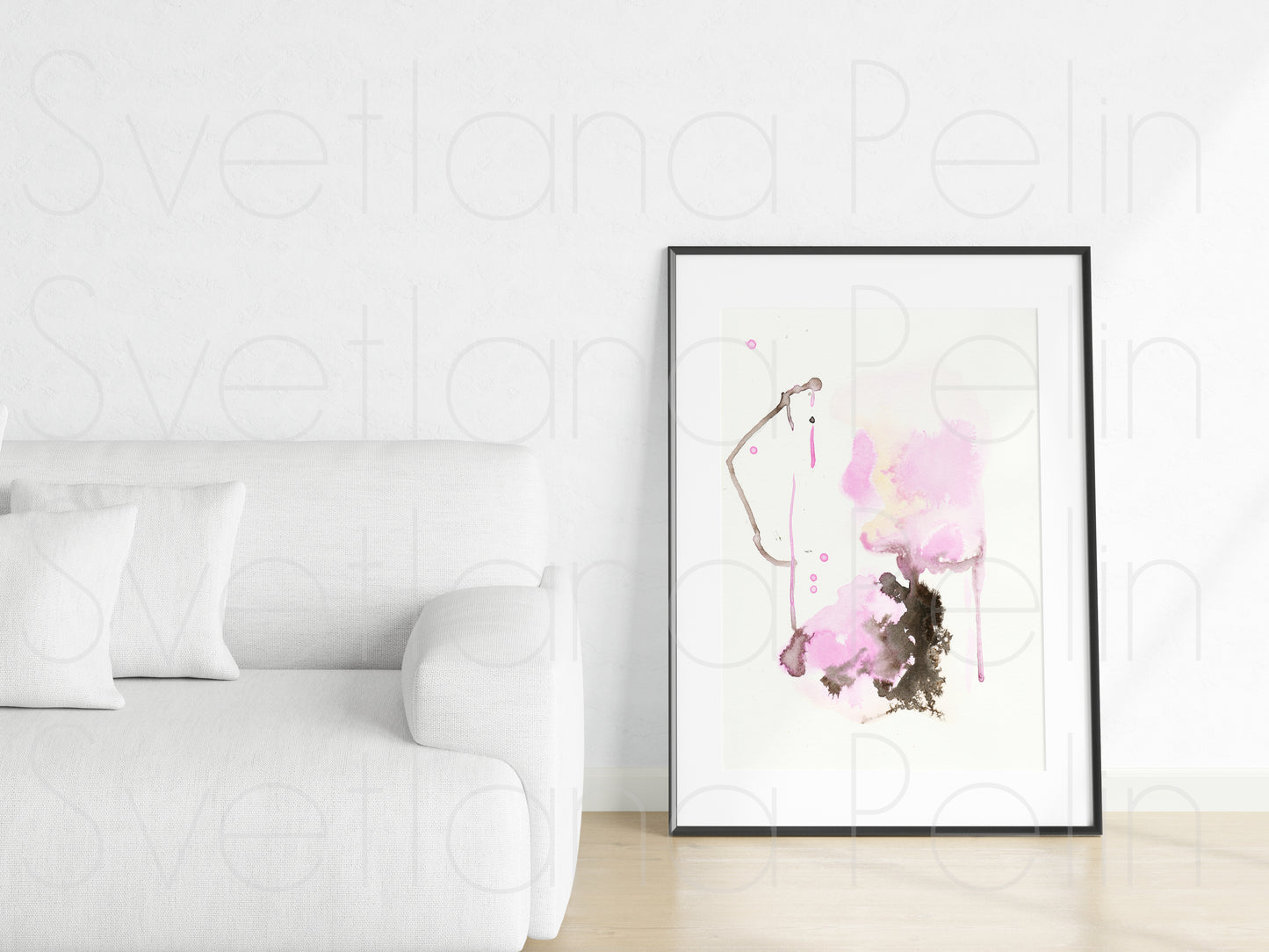 Contemporary Ink Abstract Art, Wall Home Decor, INSTANT DOWNLOAD