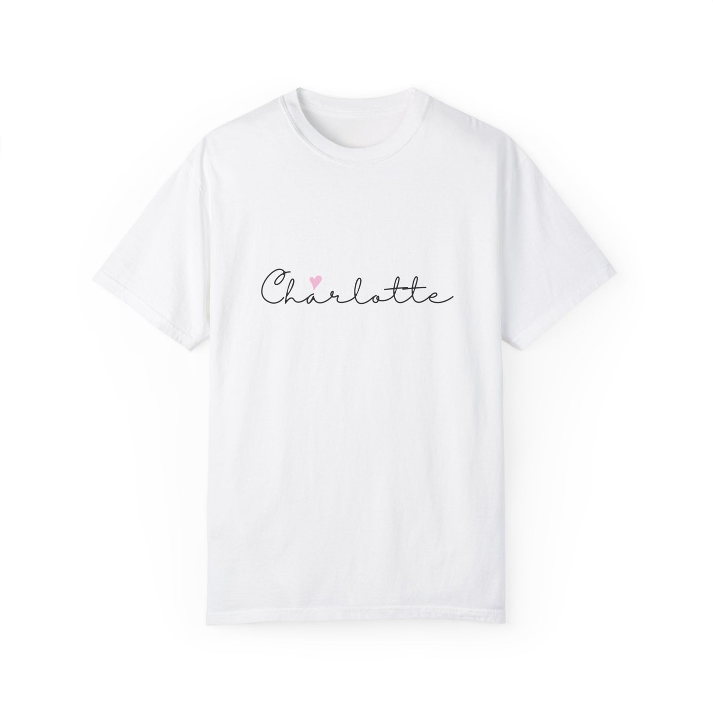 Charlotte, Girl, Woman, Name, Unisex Garment-Dyed T-shirt