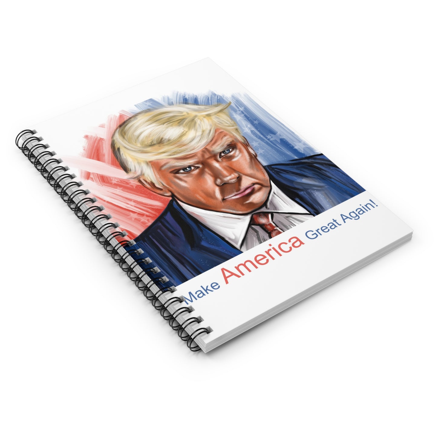 Donald Trump, Spiral Notebook - Ruled Line