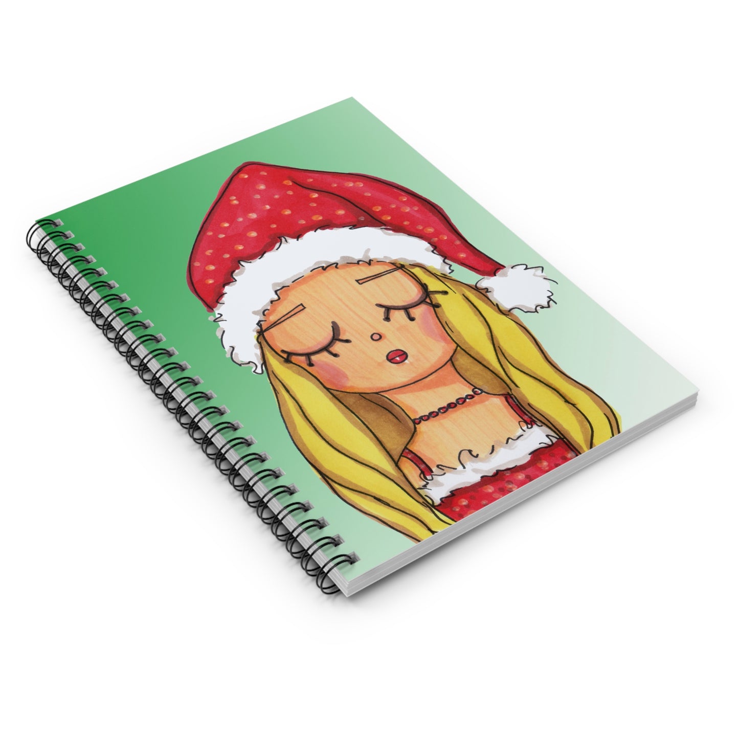 Santa Baby, Spiral Notebook - Ruled Line