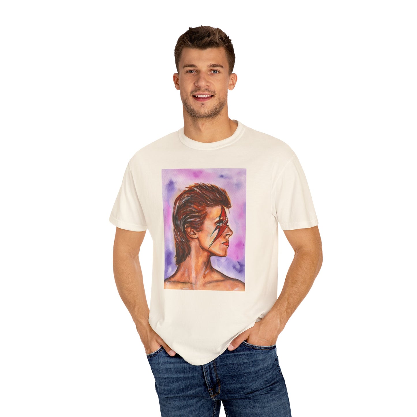 David Bowie, Unisex Garment-Dyed T-shirt