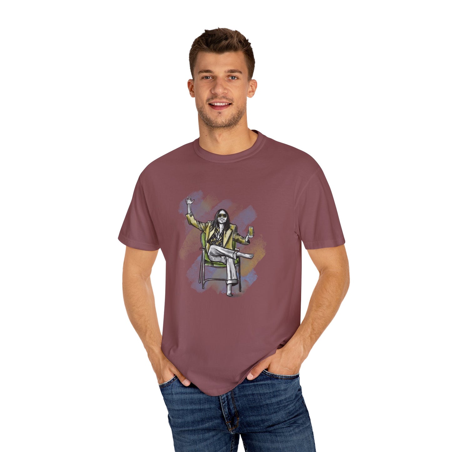 Neil Young, Unisex Garment-Dyed T-shirt