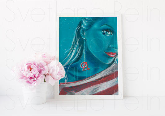 Ashley Olsen, ART PRINT Signed by Artist
