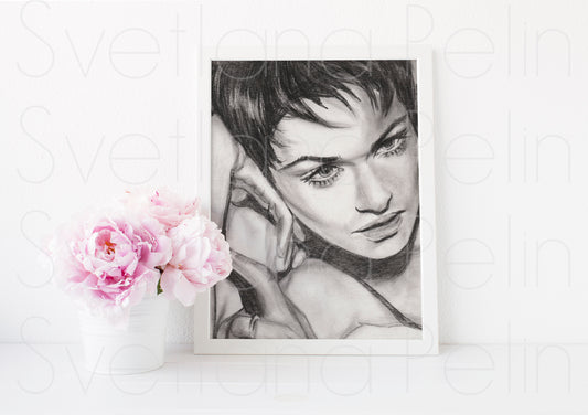 Winona Ryder, ART PRINT Signed by Artist