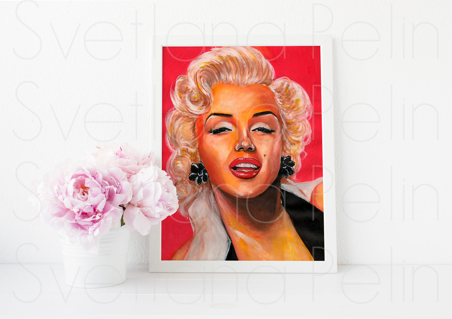 Marilyn Monroe, Gene Korman, ART PRINT Signed by Artist