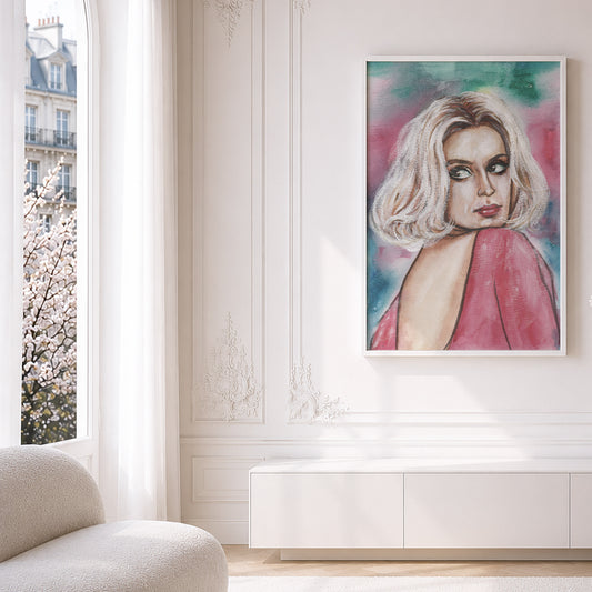 Nastassja Kinski. Museum Framed Print