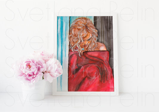 Rachel McAdams, The Notebook, ART PRINT Signed by Artist