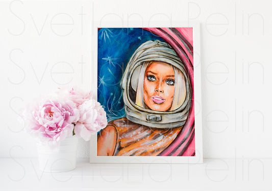 Margot Robbie, ART PRINT Signed by Artist