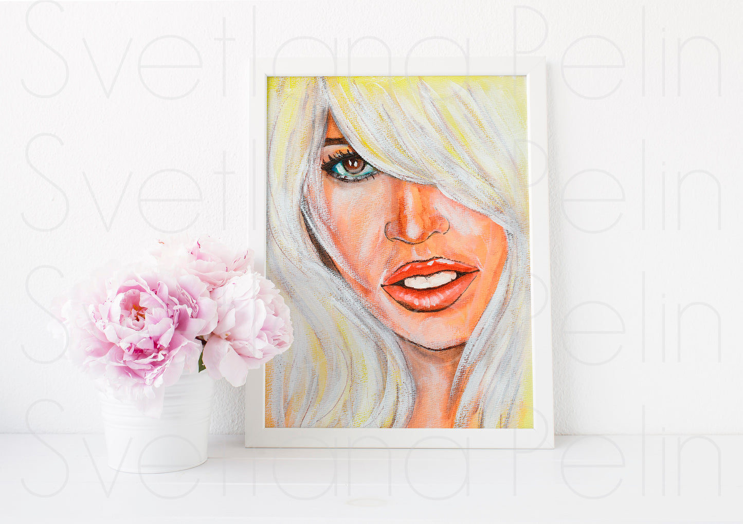 Brigitte Bardot, ART PRINT Signed by Artist