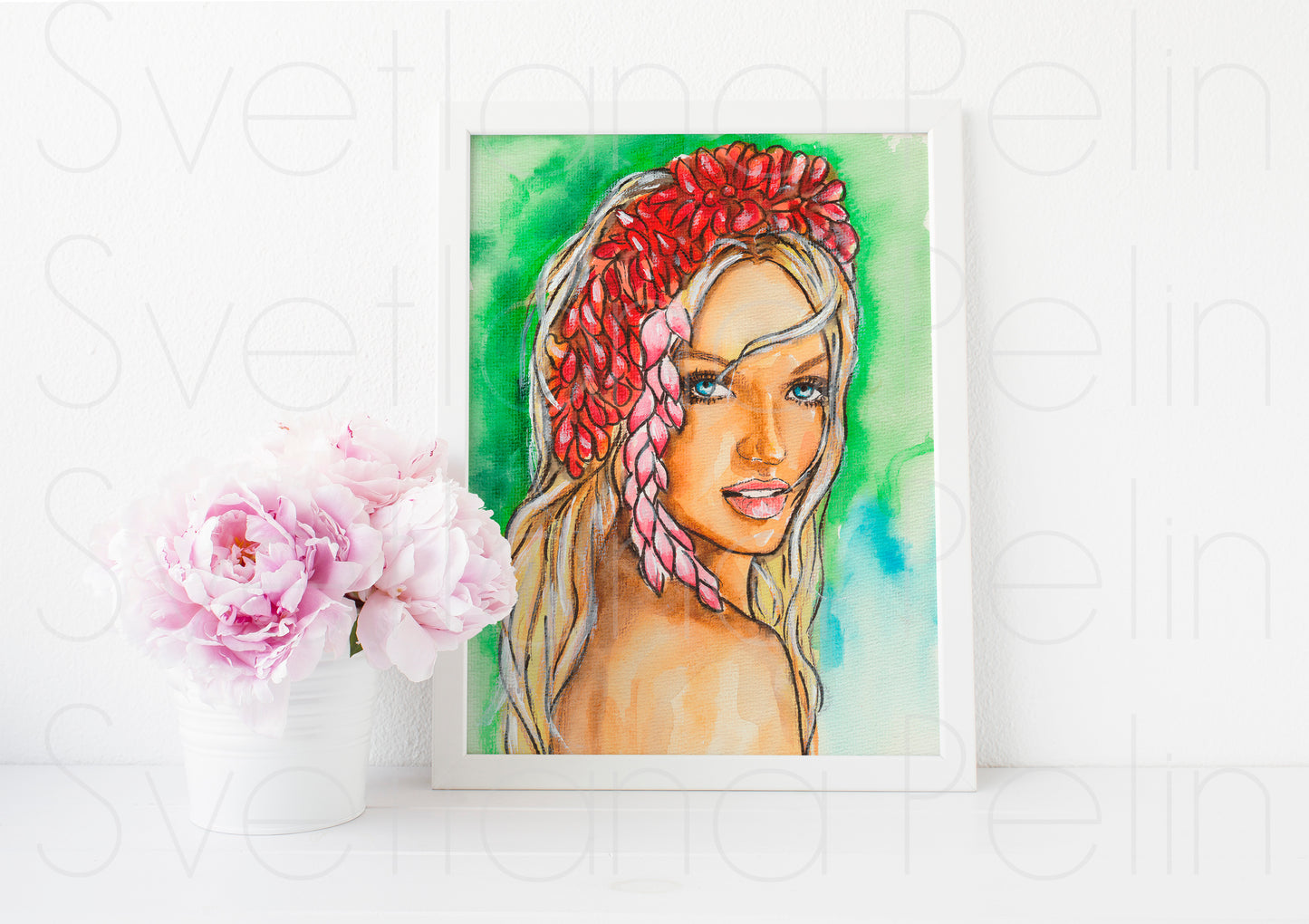 Candice Swanepoel, ART PRINT Signed by Artist