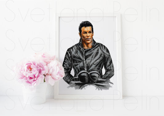 Mario Casas, ART PRINT Signed by Artist