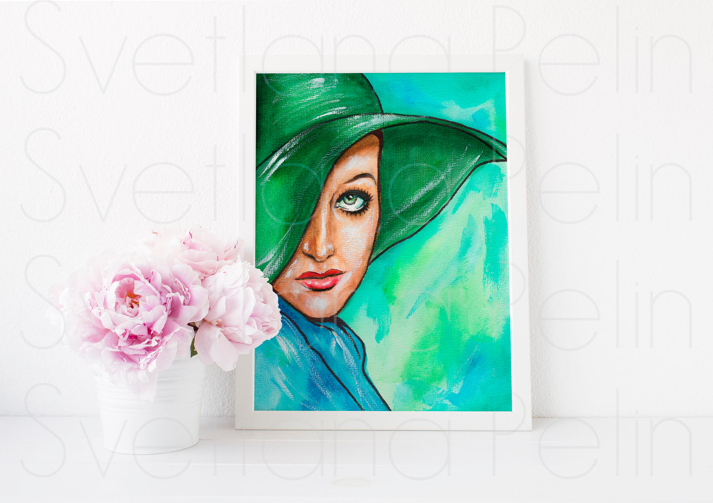 Joan Crawford, ART PRINT Signed by Artist