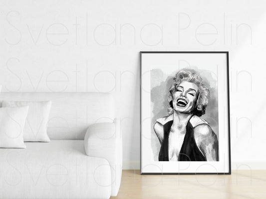 Marilyn Monroe, Miss America Pageant Parade, Smile, Printable Art, INSTANT DOWNLOAD