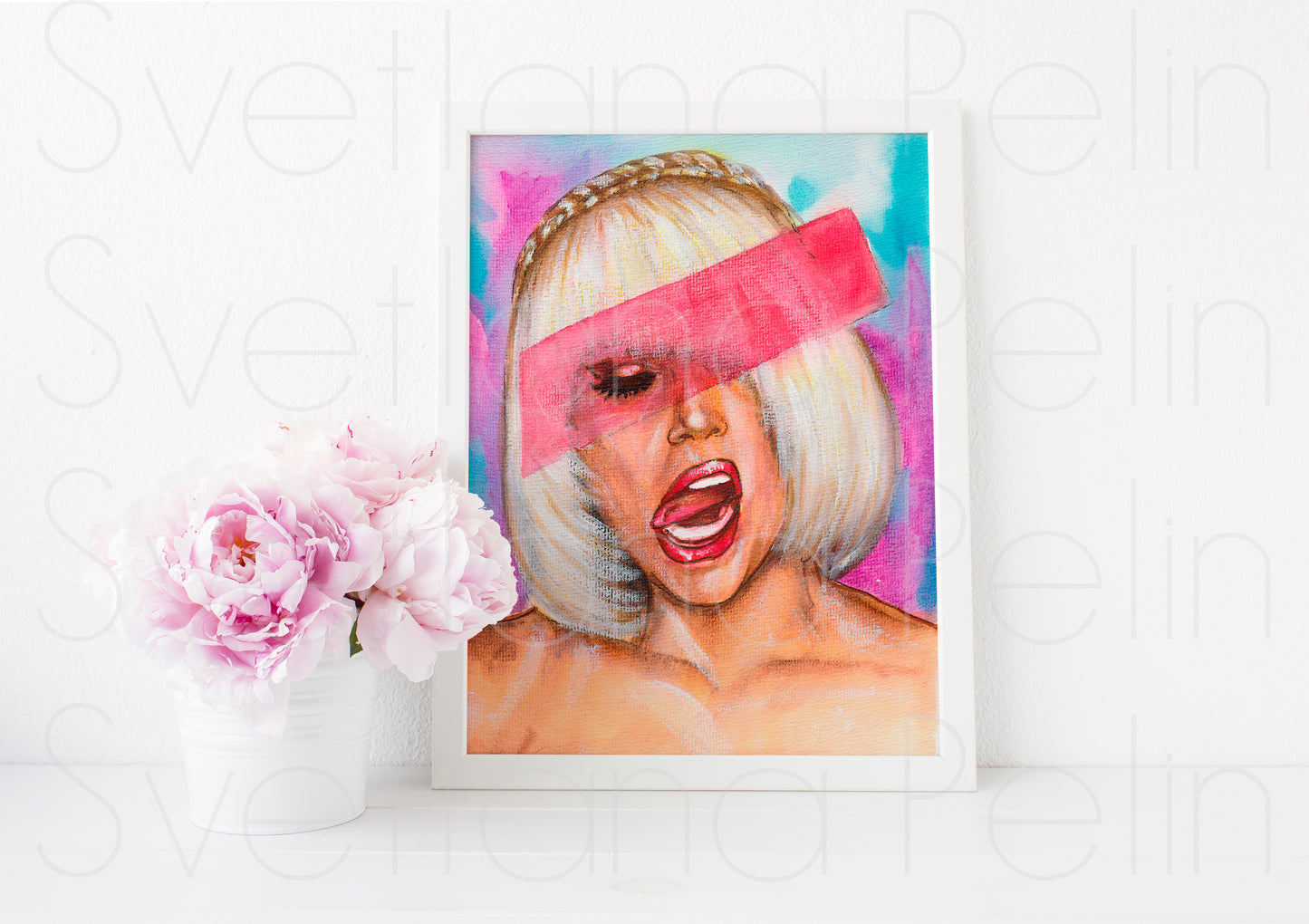 Gaga, ART PRINT Signed by Artist