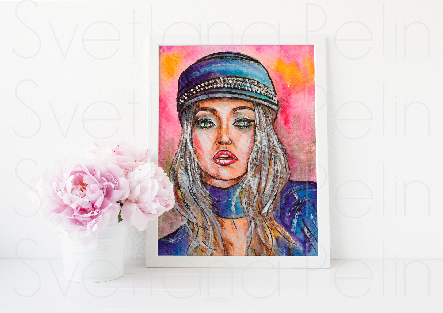 Gigi Hadid, ART PRINT Signed by Artist